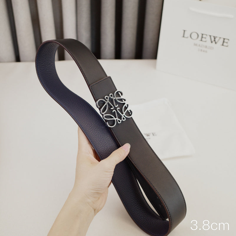 LOEWE - 3.8/3.4cm pebble grain blue
