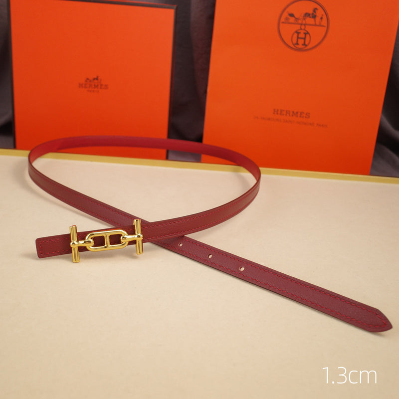 Hermes - 1.3cm ancress-palm print 1304h