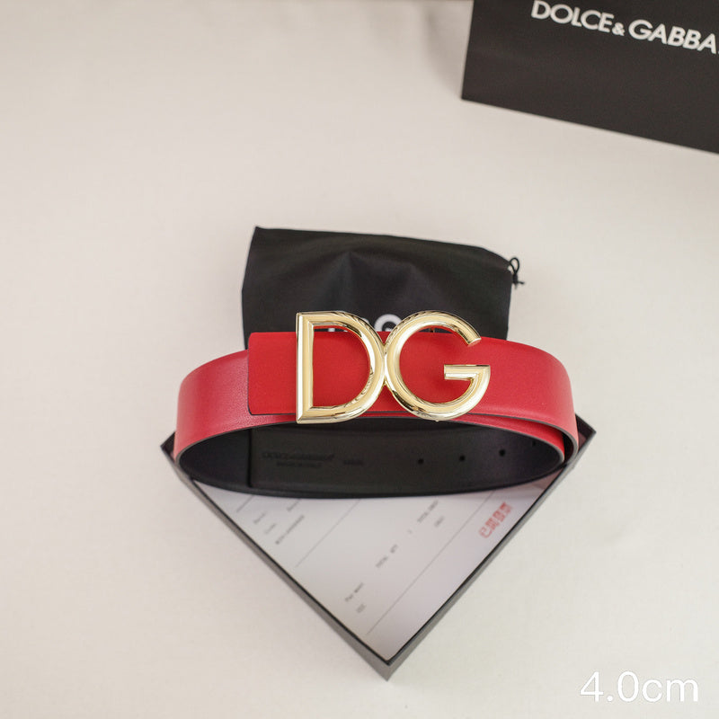 Dolce&Gabbana- 4.0cm classic DG - wireless plain weave 4001dg ( Golden)