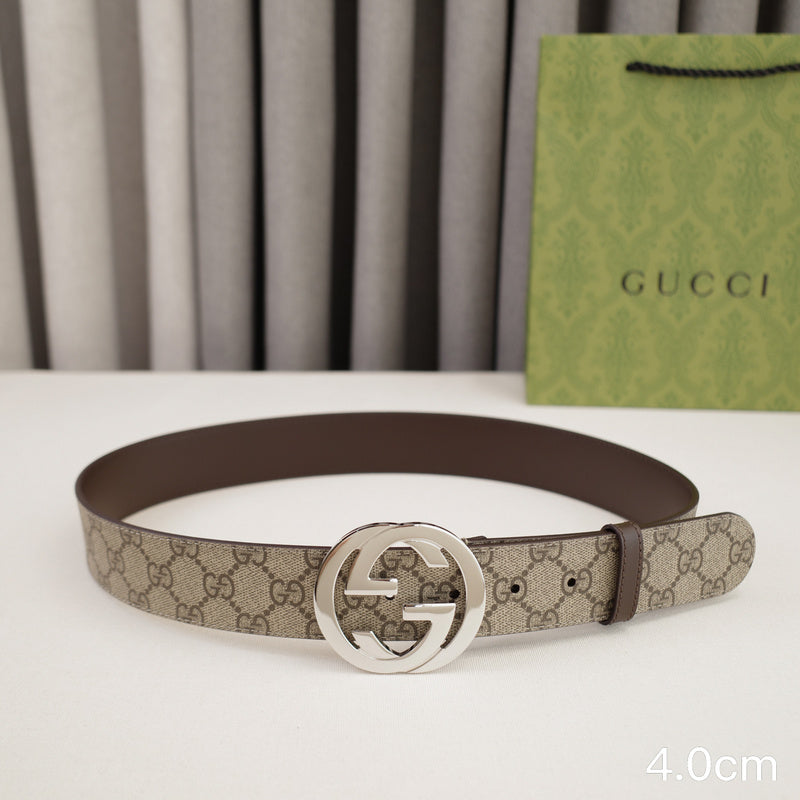 Gucci - 4.0cm Big cake - Supreme canvas 4023g