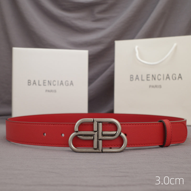 Balenciaga - 3.0cm red leather ZSB3001bb