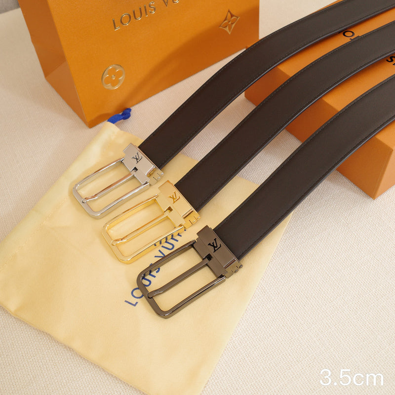 LV - Louis Vuitton- 3.5cm hollow needle - plain weave slant edge 3519L