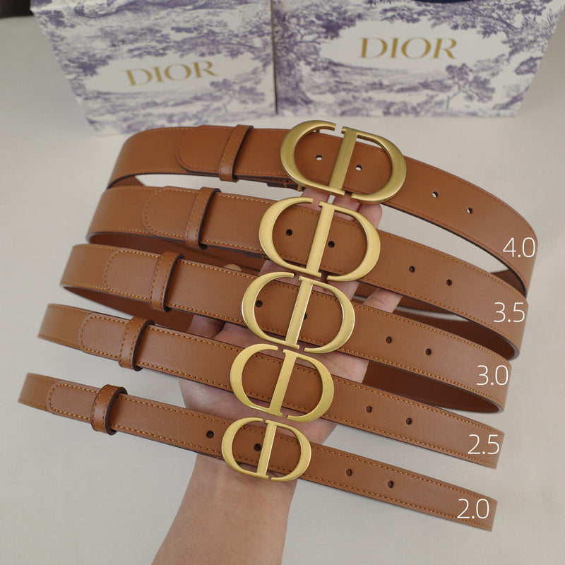Dior-CD logo-Brass antique gold button - brown ZSB3003d