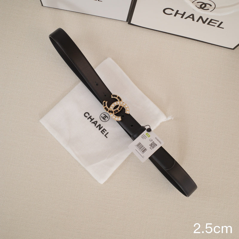 Chanel-2.5 Wearing leather pearls B2510L