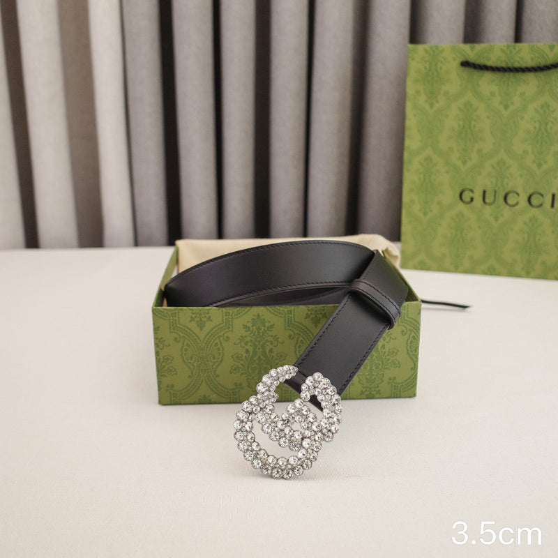 Gucci - 3.5cm G full diamond 3504g