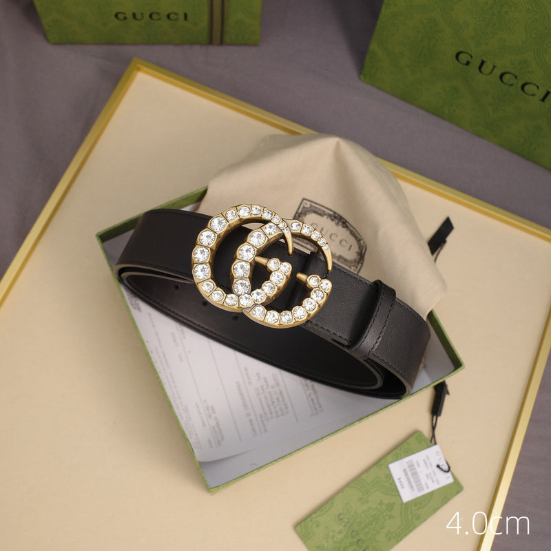 Gucci - 4.0cm G - gem plane double-sided 4006g