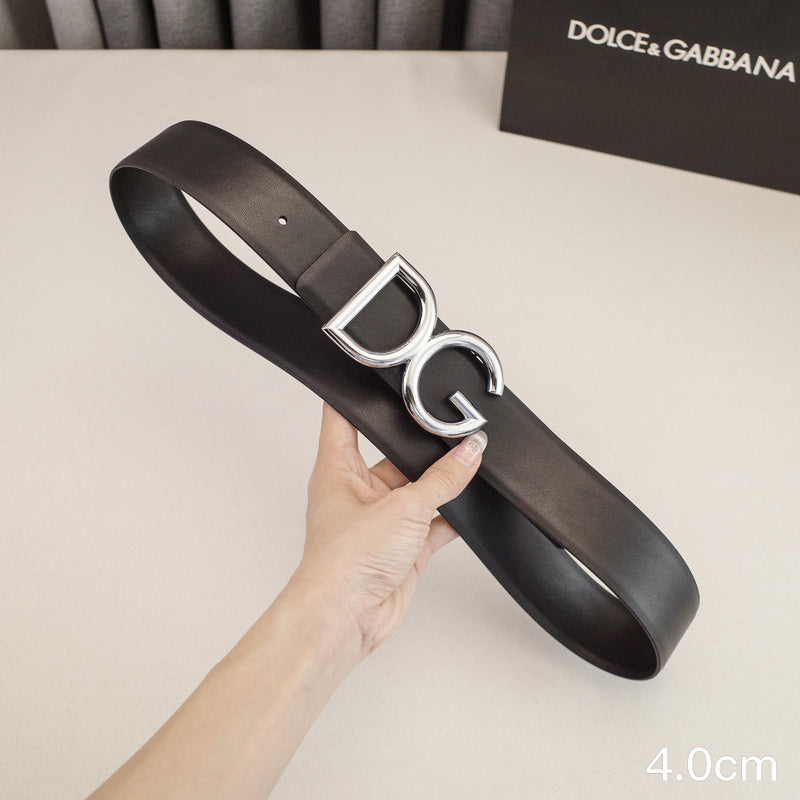 Dolce&Gabbana- 4.0cm classic DG - wireless plain weave 4001dg(Silver)