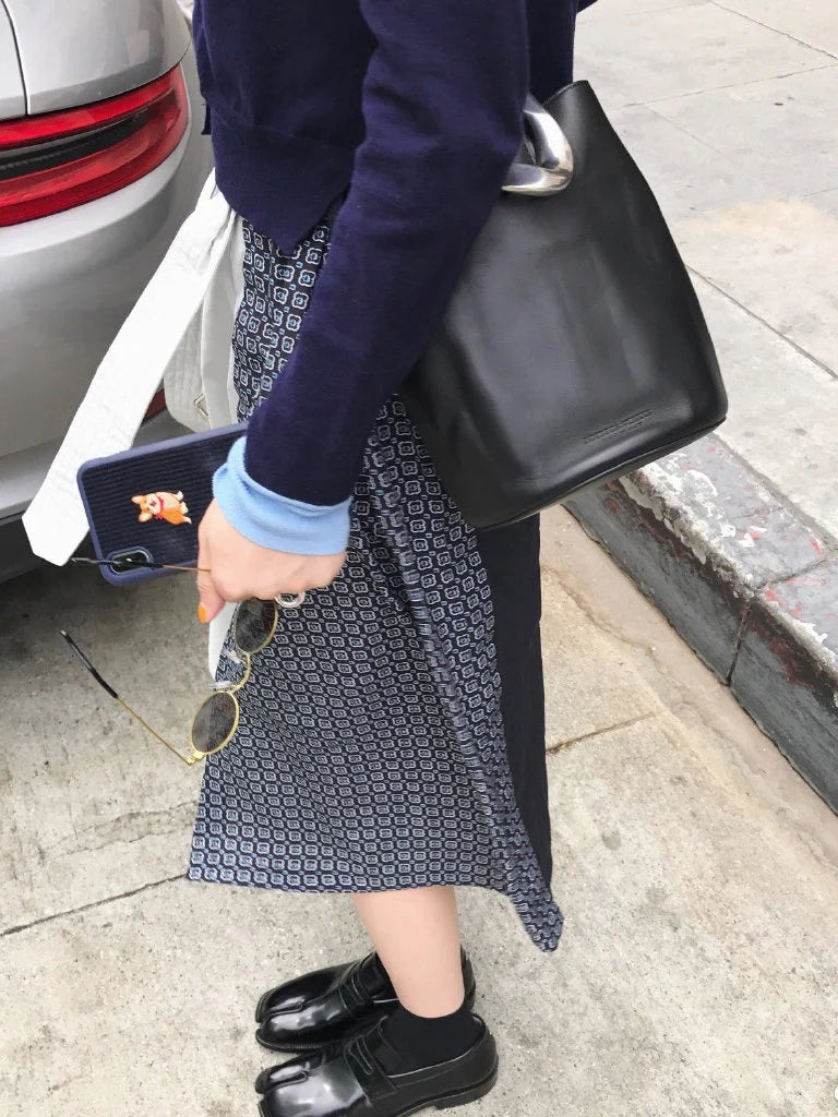 Handmade Women Black Flat Leather Tabi Shoes,Split Toe shoes,Women's Leather Shoes, Personal Women's Black Slip Ons