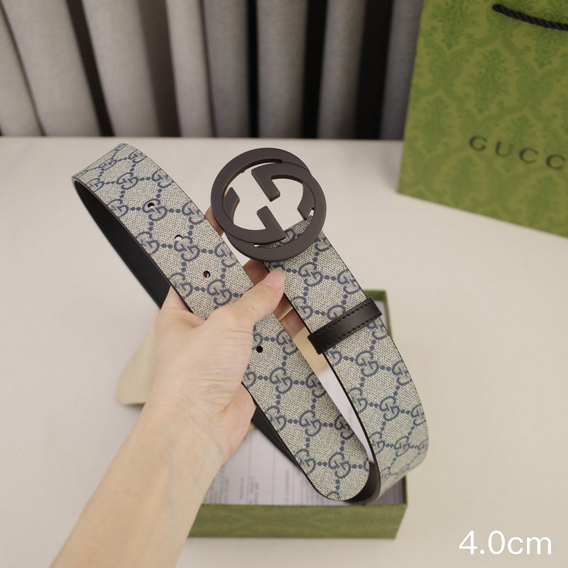 Gucci - 4.0cm Big cake - Supreme canvasDumb black  4023g