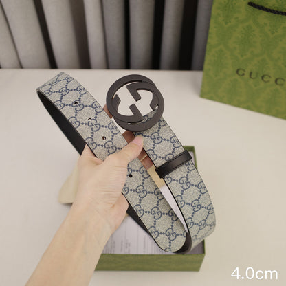 Gucci - 4.0cm Big cake - Supreme canvasDumb black  4023g