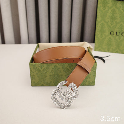 Gucci - 3.5cm G full diamond 3504g