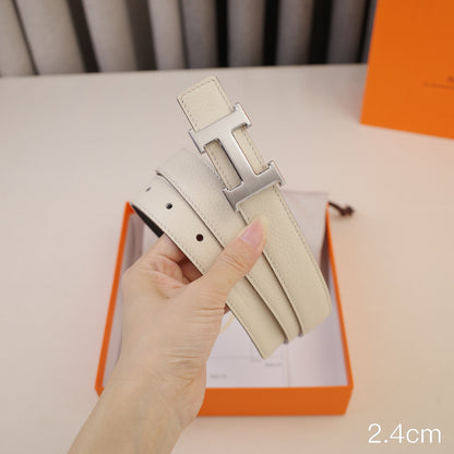 Hermes - 2.4cm classic H gold buckle
