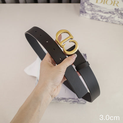 Dior-2.0cm saddle CD button  3001cd / 2001cd