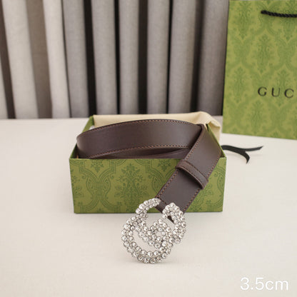Gucci - 3.5cm G full diamond 3504g