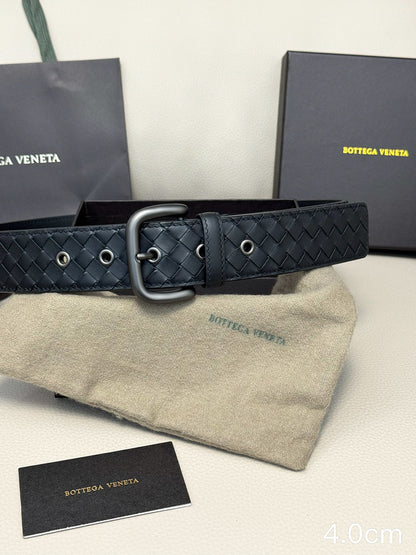 Bottega Veneta - 4.0cm classic pin buckle  Intrecciato woven  4002bv