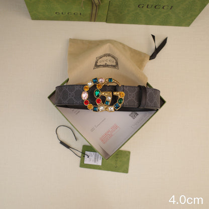 Gucci - 4.0cm G Colored gemstone ZSB4017g