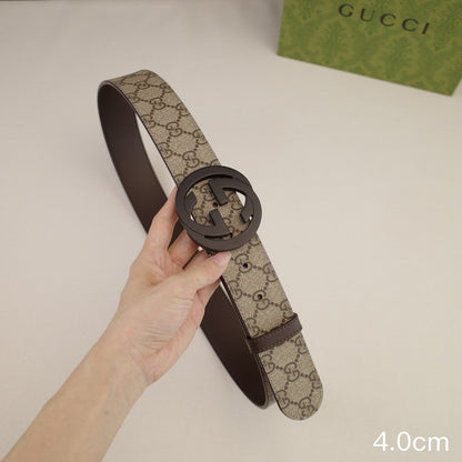 Gucci - 4.0cm Big cake - Supreme canvasDumb black  4023g