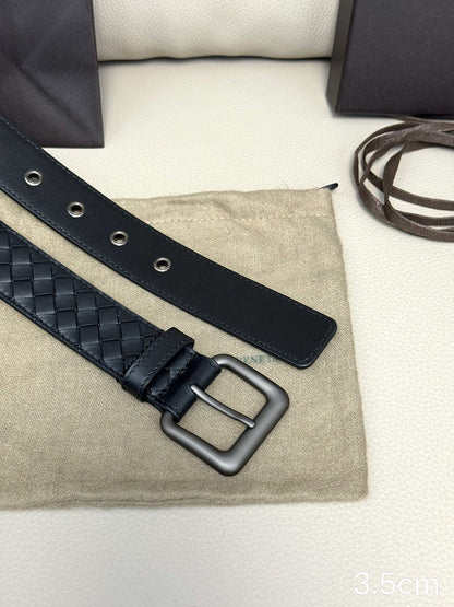 Bottega Veneta - 3.5cm classic pin buckle  Intrecciato woven  3501bv