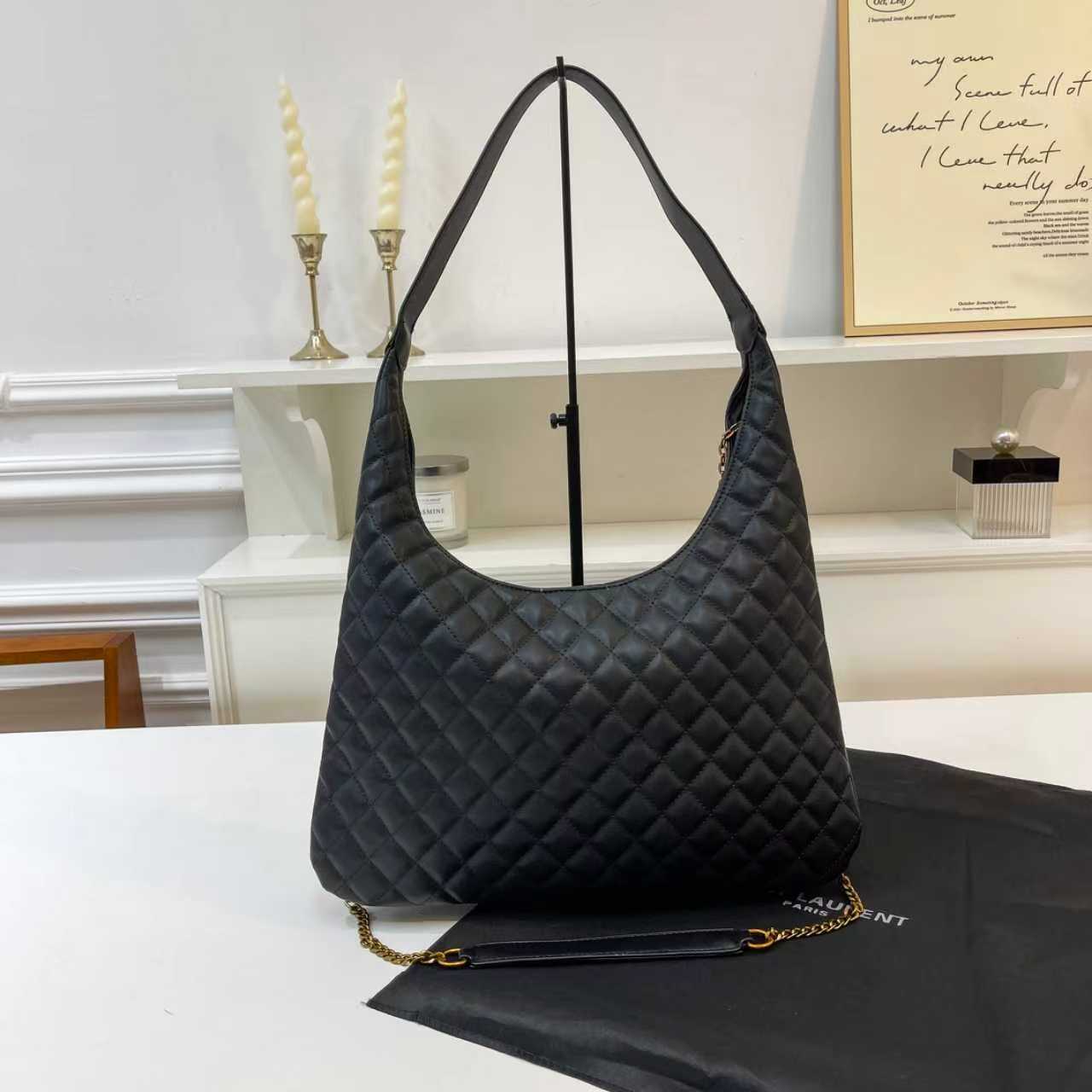ysl 1086#88 black women bag