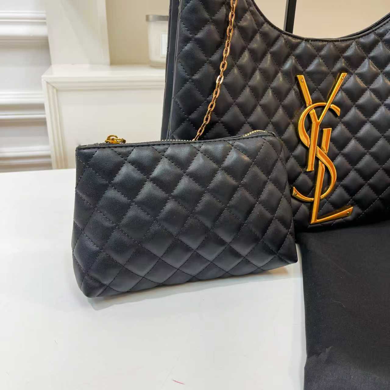 ysl 1086#88 black women bag